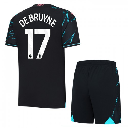 Ensemble Maillot Manchester City De Bruyne 17 Third 2023-24 Enfant Ensemble Maillot Manchester City De Bruyne 17 Third 2023-24 Enfant